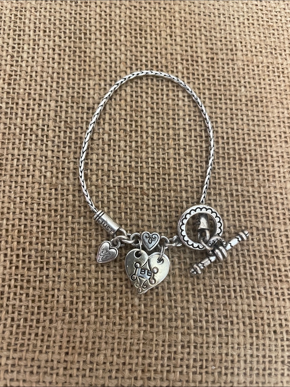 Brighton Just Be heart bracelet